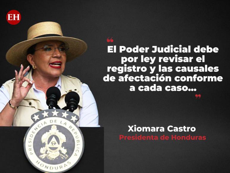 Las frases de Xiomara Castro sobre la creación de la comisión de seguridad agraria y acceso a la tierra