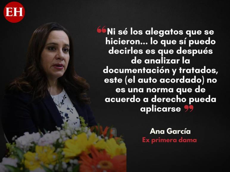 “Si hay un hondureño juzgado, debe ser juzgado en Honduras”: Ana García tras apelación