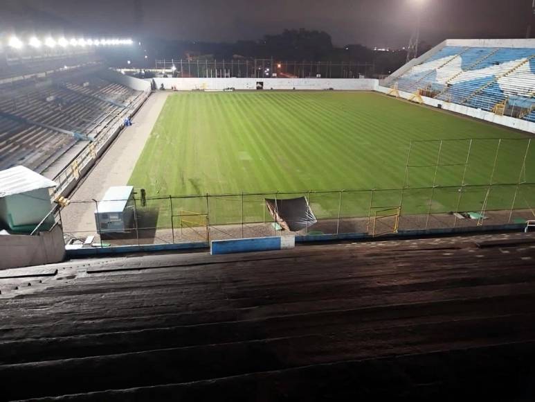 Estadio Morazán está en pésimas condiciones pese a millonaria inversión