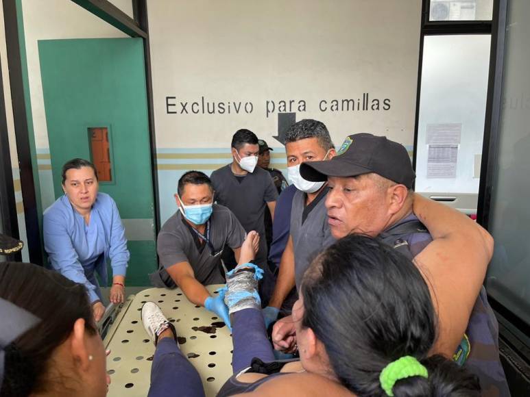 Con lesiones en sus piernas: así fue el ingreso al Hospital Escuela de las primeras heridas en reyerta en Cefas