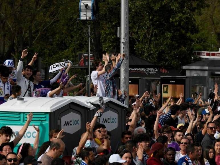 Así celebra el Real Madrid tras coronarse como campeón de la Liga española