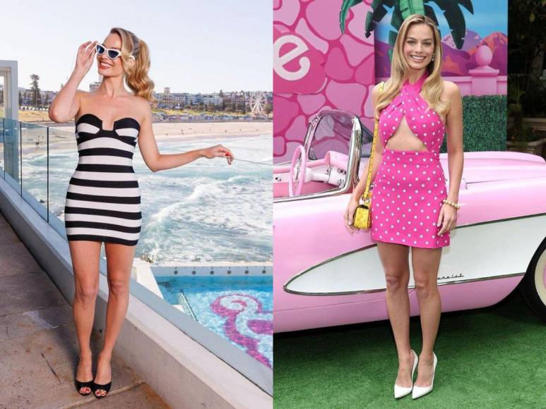 Los looks inspirados en Barbie que ha usado Margot Robbie