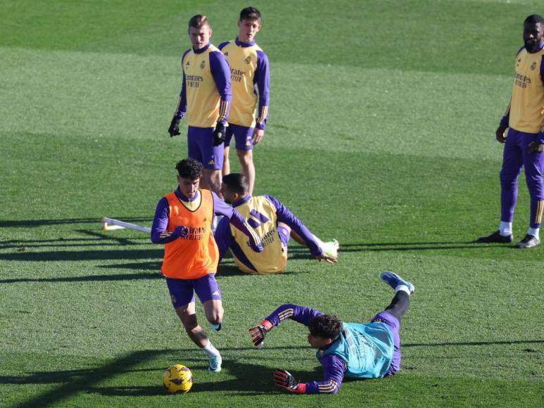 Real Madrid: así fue su primer entrenamiento del año 2024