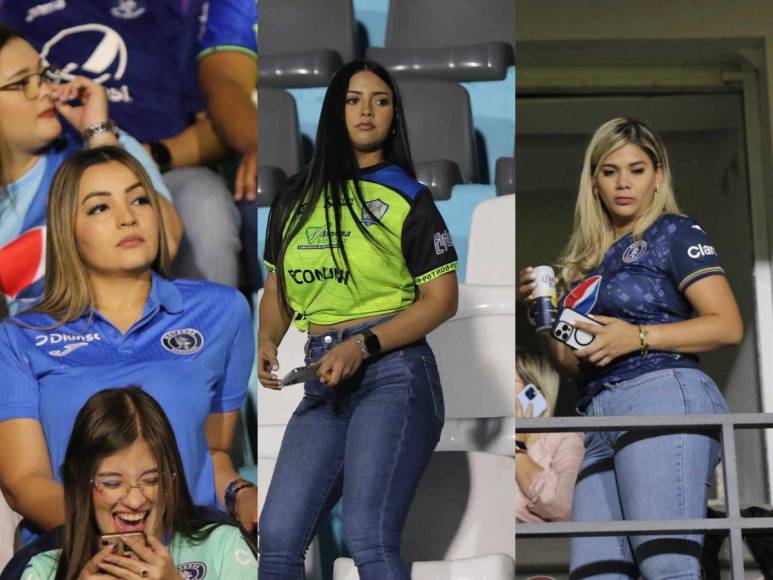 Bellas aficionadas del Olancho FC y Motagua engalanan el ‘Chelato’ Uclés