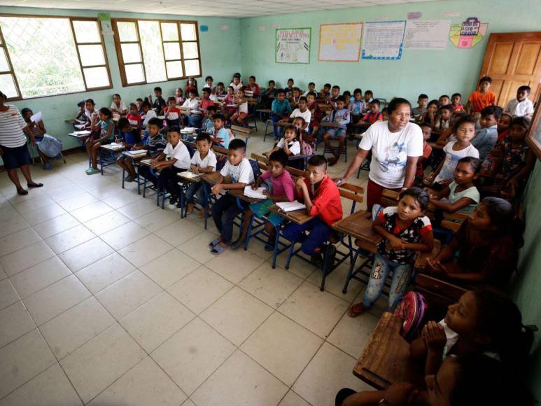 Así se educan los niños hondureños en escuelas de Nicaragua