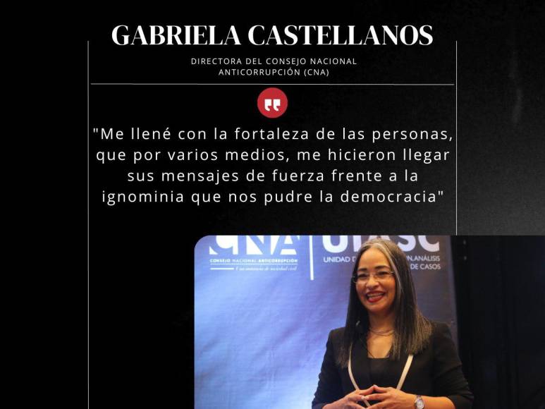 Las frases de Gabriela Castellanos tras regresar a Honduras