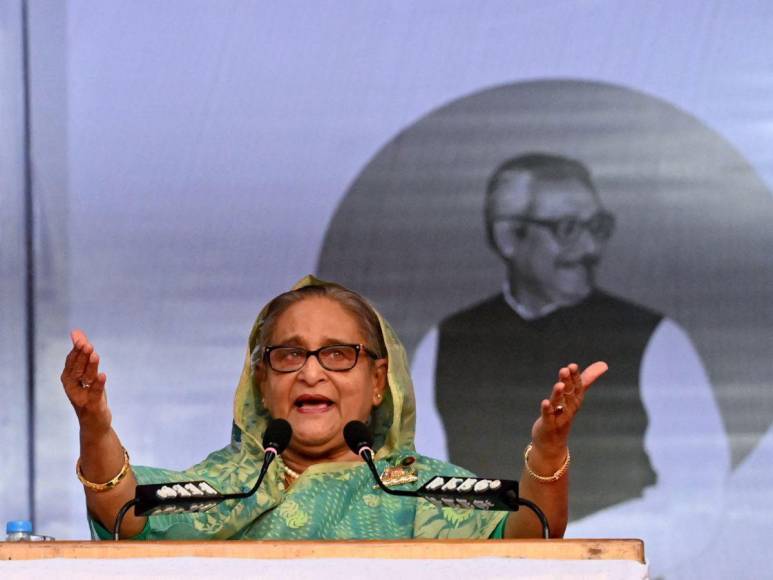 Sheikh Hasina, primera ministra de Bangladesh derrocada tras protesta