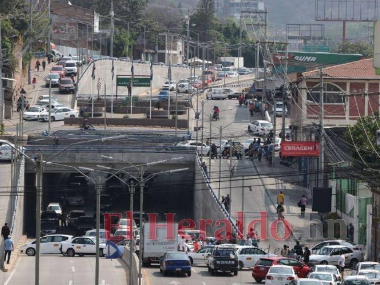 Las 25 imágenes que dejó el paro de transporte en Honduras