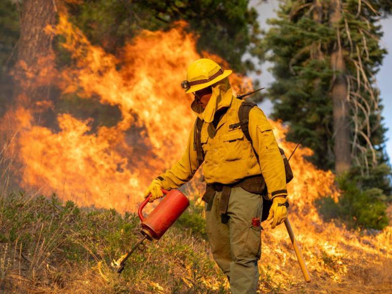 Imágenes del incendio catastrófico que arrasa el norte de California, EUA