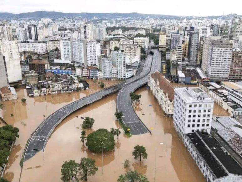 Brasil bajo el agua: ciudades desaparecen por inundaciones tras fuertes lluvias