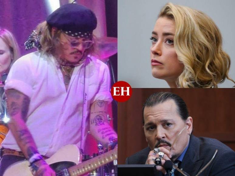 Tocando la guitarra y cantando clásicos de rock: Así espera Johnny Depp la sentencia del juicio contra Amber Heard