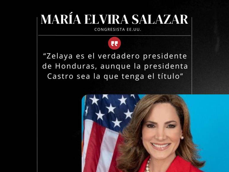 Frases de María Salazar sobre el gobierno de Xiomara Castro