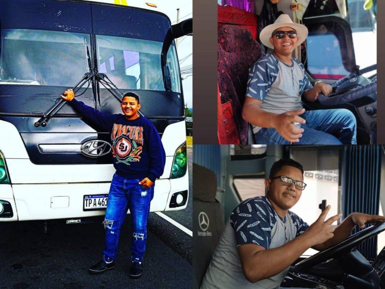 Jostin Vásquez, el joven que conducía bus con migrantes accidentado en Copán