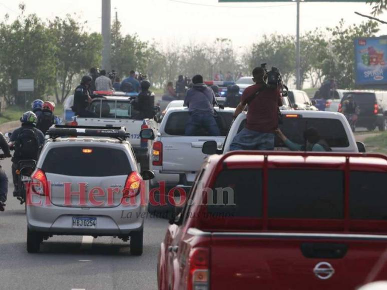 Por aire y tierra: así fue el traslado de ‘El Tigre’ Bonilla hacia la Base Hernán Acosta Mejía