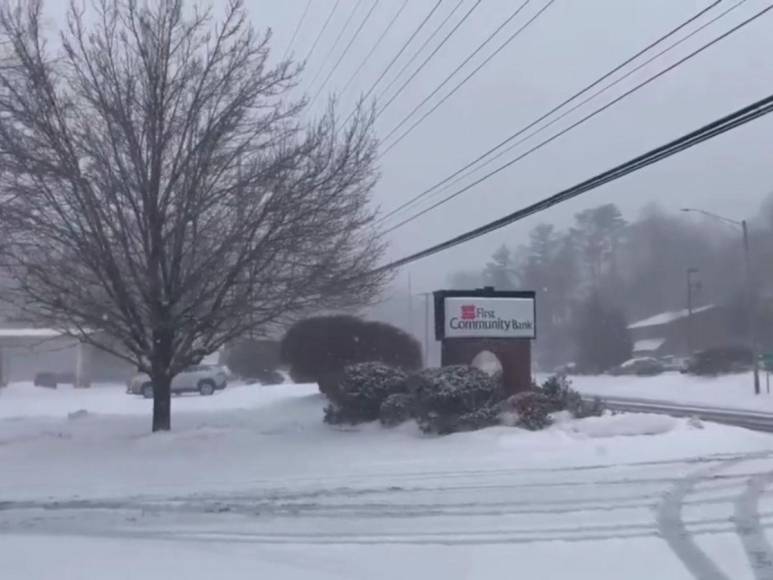 Las imágenes que dejan las tormentas de nieve que azotan Estados Unidos este fin de semana