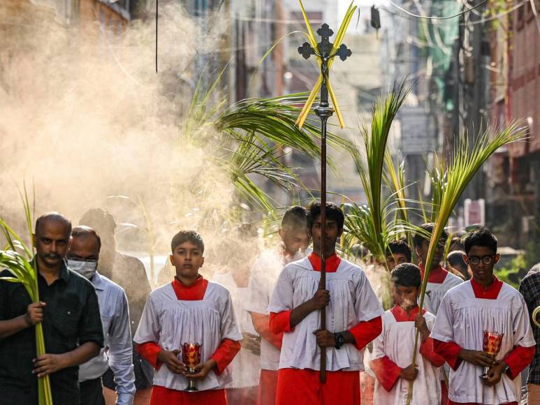 El mundo cristiano celebra la entrada triunfal de Cristo a Jerusalén en el Domingo de Ramos