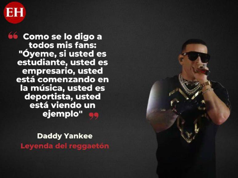 Las inspiradoras frases de Daddy Yankee durante su concierto en Tegucigalpa