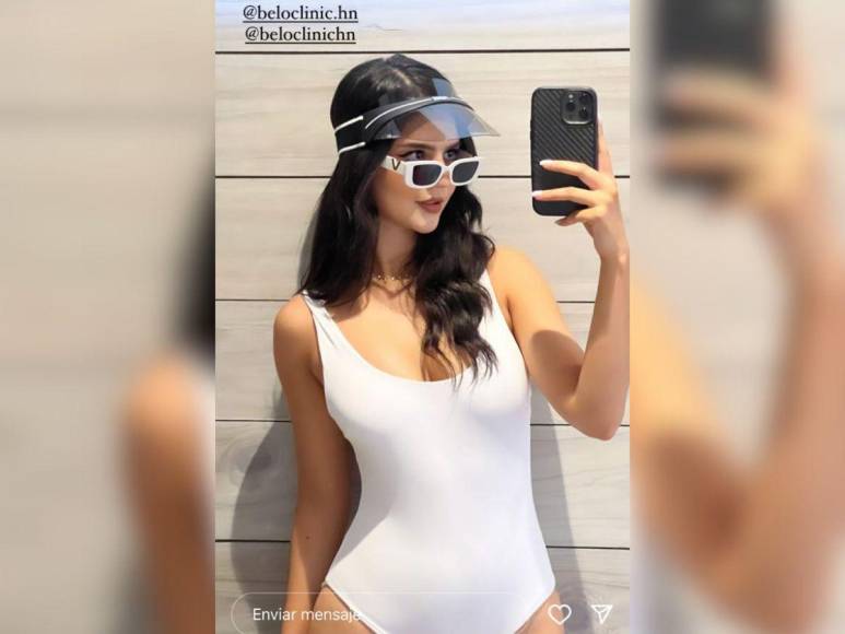 Miss Honduras, Zuheilyn Clemente, deslumbra con su belleza en su viaje a Roatán