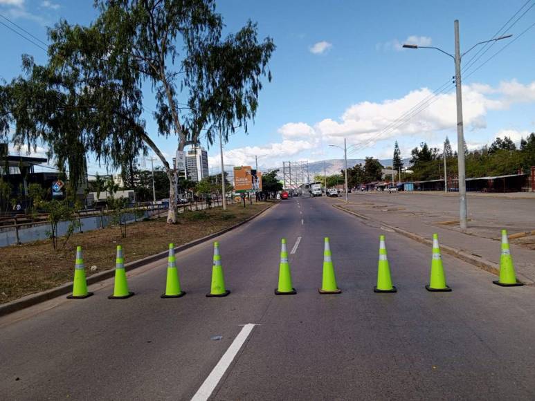 Cierre de bulevares Suyapa y Morazán generan caos vehicular en la capital