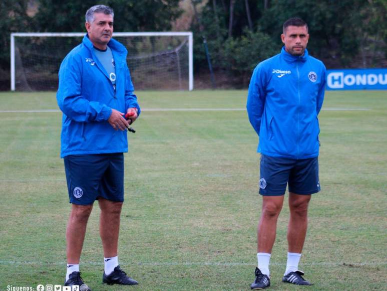 ¡De regreso al Nido! El primer entrenamiento de Diego Vázquez en Motagua