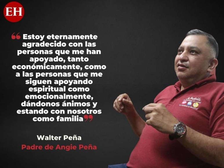 Las frases del padre de Angie Peña a ocho meses de que su hija desapareció en Roatán