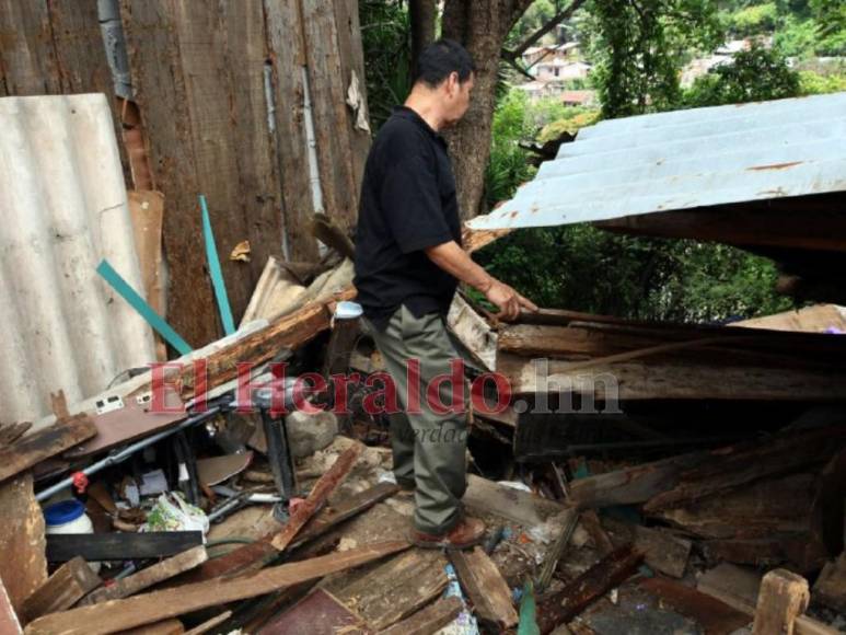 Derrumbes, damnificados y una represa llena dejaron las últimas lluvias (Fotos)