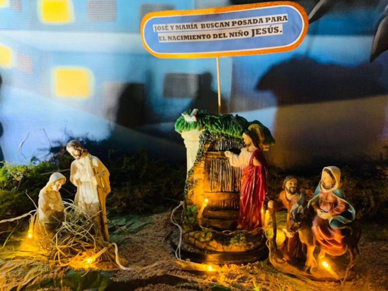 Navidad: Capitalino sorprende con nacimiento de Jesús en barrio El Chile