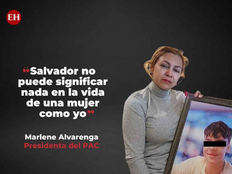 Las crudas frases de Marlene Alvarenga contra Salvador Nasralla por la muerte de su hijo