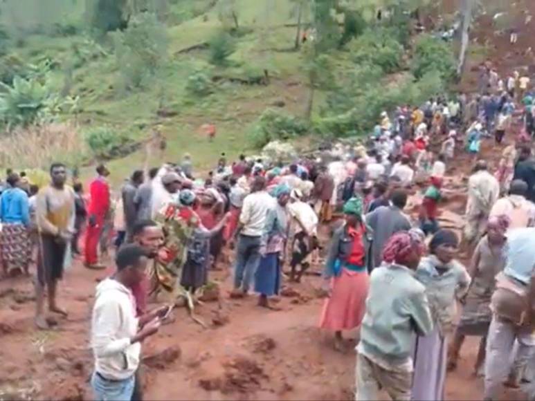 Luto en Etiopía: más de 200 muertos deja deslizamiento de tierra