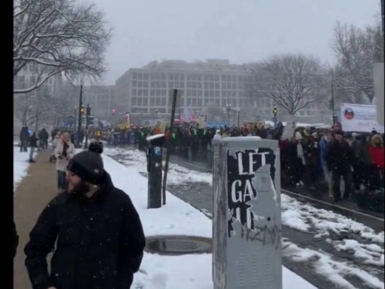 Las imágenes que dejan las tormentas de nieve que azotan Estados Unidos este fin de semana