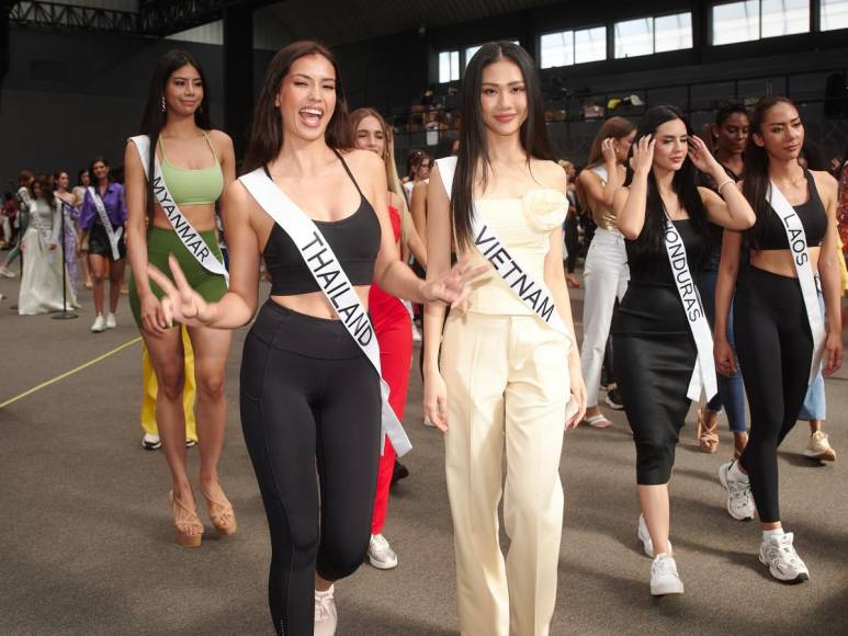 Ensayos exclusivos de las candidatas al Miss Universo 2023