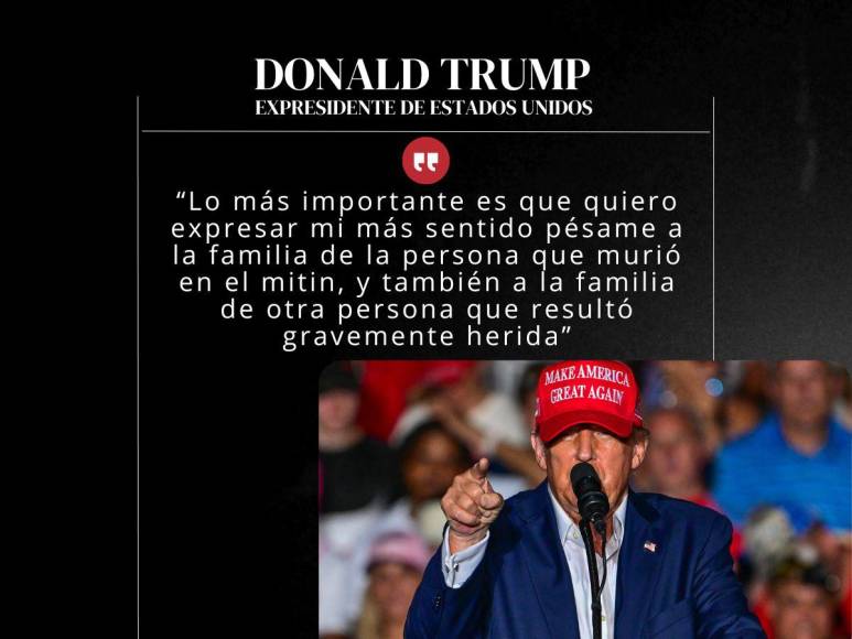 Las frases de Donald Trump tras el atentado en su contra en Pensilvania