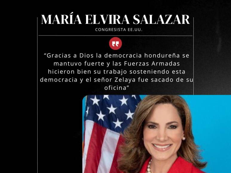 Frases de María Salazar sobre el gobierno de Xiomara Castro