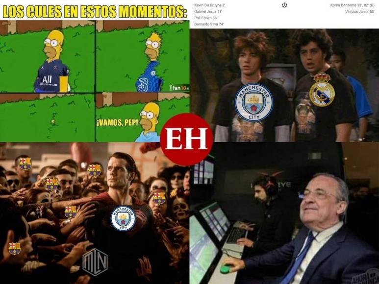 Los divertidos memes que dejó el partidazo entre Manchester City y Real Madrid