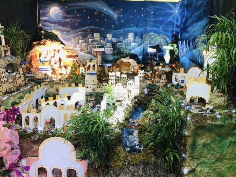 Navidad: Capitalino sorprende con nacimiento de Jesús en barrio El Chile