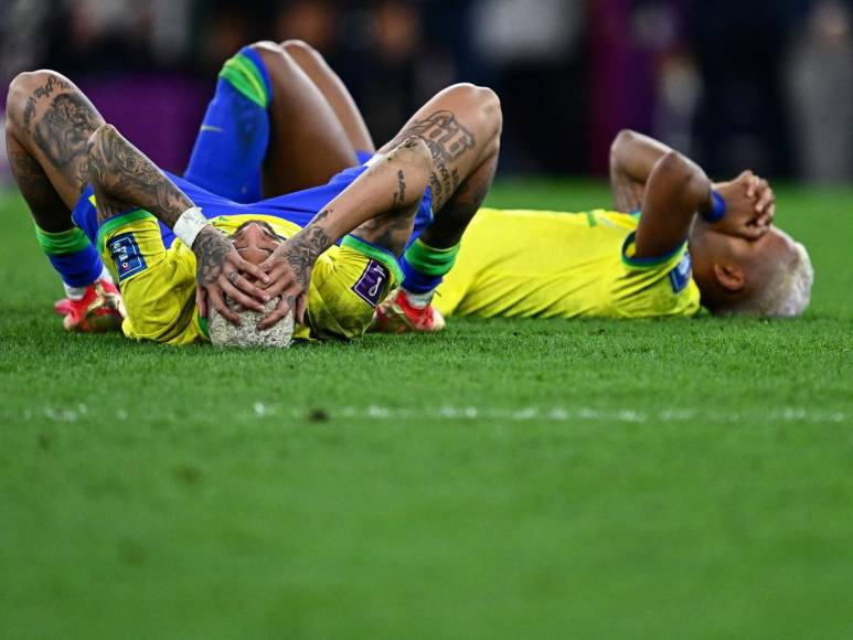 El dolor de Neymar tras la derrota de Brasil ante Croacia