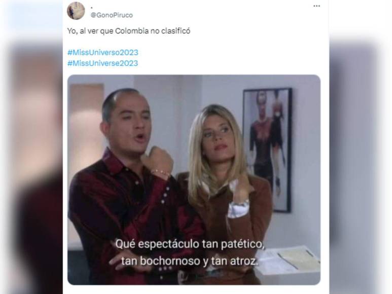 Respuesta de Colombia y jurado: mejores memes del Miss Universo 2023