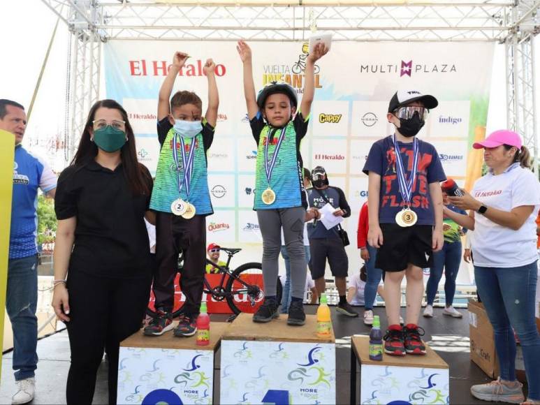 Los rostros de los pequeños campeones de la Vuelta Infantil 2022