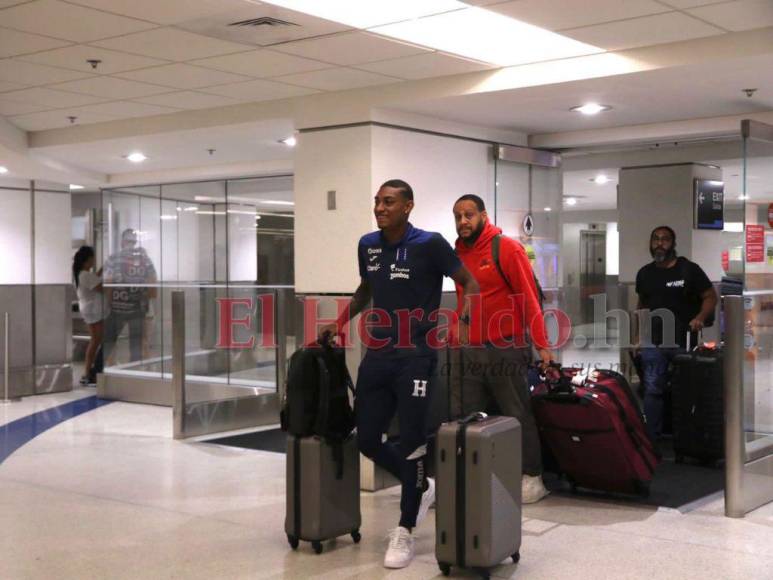 Alegres y motivados a hacer un buen partido: Así llegó la Selección de Honduras a Miami para enfrentar a Argentina