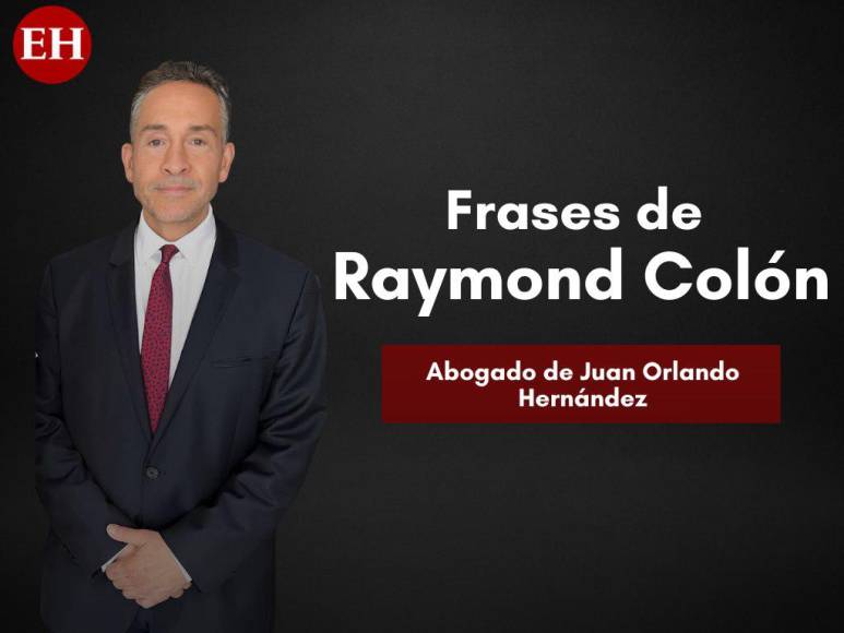 Esto dijo Raymond Colón, abogado de JOH, antes de marcharse de Honduras