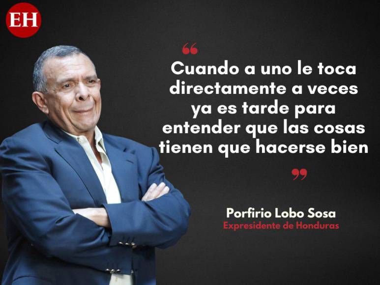 Las frases de Porfirio Lobo Sosa tras enterarse del asesinato de su hijo