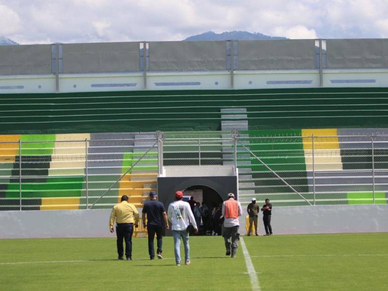 A la espera de Olimpia y Motagua: Así luce el remodelado estadio Carlos Miranda de Comayagua