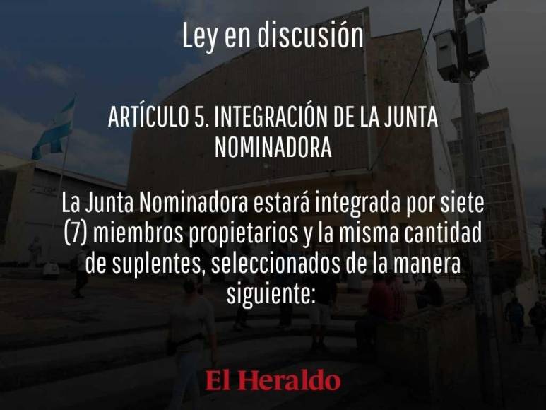 ¿Cuáles son las diferencias entre la actual Ley y la que está en discusión para conformar la Junta Nominadora de la CSJ?