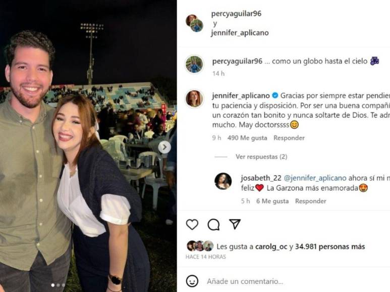 Jennifer Aplícano derrocha amor en redes sociales junto a su pareja