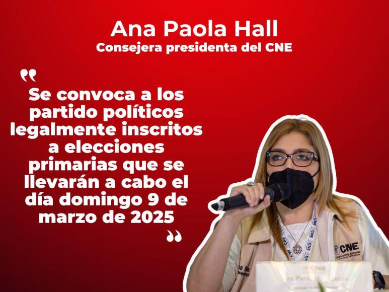 Frases de la consejera del CNE durante la convocatoria a las primarias