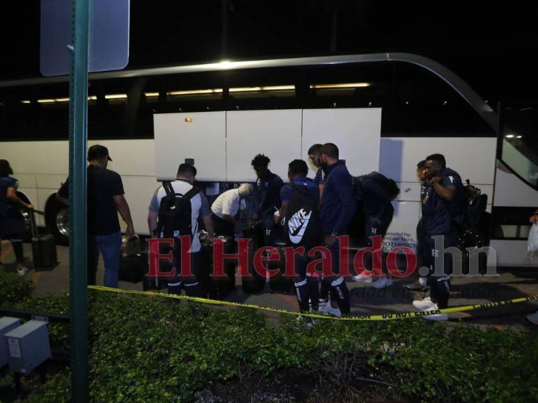 Alegres y motivados a hacer un buen partido: Así llegó la Selección de Honduras a Miami para enfrentar a Argentina