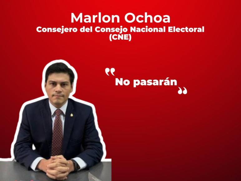 Frases de Marlon Ochoa al conocer que no presidirá el CNE en ningún proceso electoral