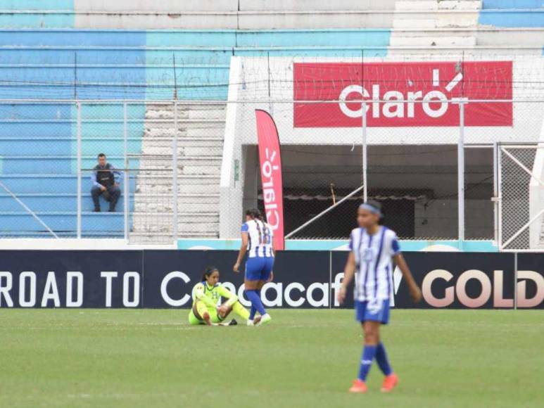 Rostros de tristeza: Honduras es goleada y desciende en Concacaf