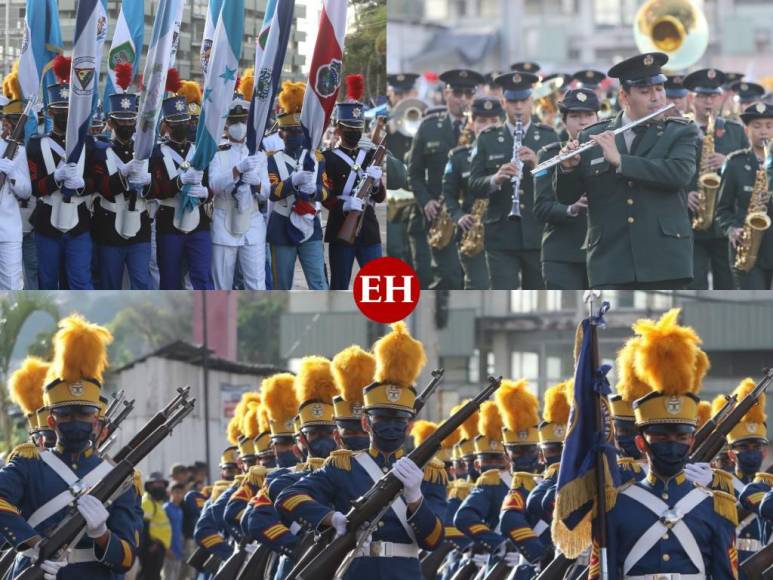 ¡Honor y lealtad! Así fue el desfile de los cadetes de las Fuerzas Armadas de Honduras