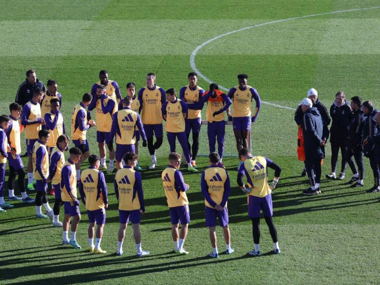 Real Madrid: así fue su primer entrenamiento del año 2024